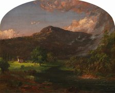 Tourn Mountain, Head Quarters of Washington, Rockland Co., New York, 1851. Creator: Jasper Francis Cropsey.