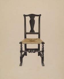 Chair, c. 1937. Creator: John Sullivan.