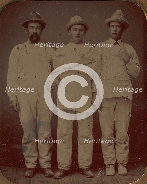 Plasterers and Painters, 1870s-80s. Creator: Unknown.