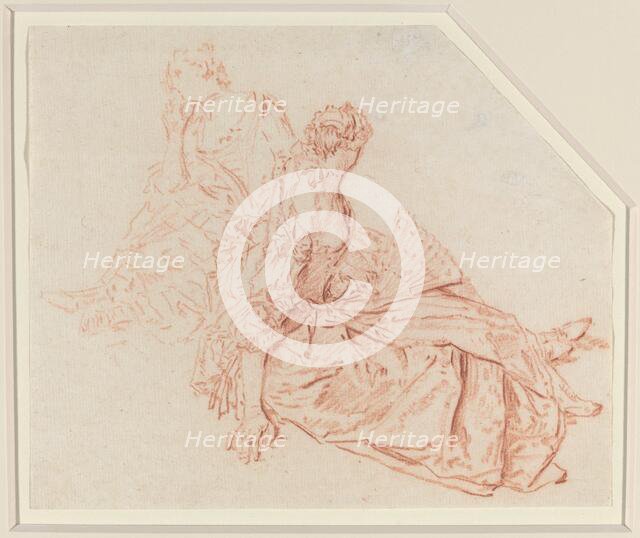 Two Seated Ladies. Creator: Nicolas Lancret.