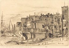 Thames Police, 1859. Creator: James Abbott McNeill Whistler.