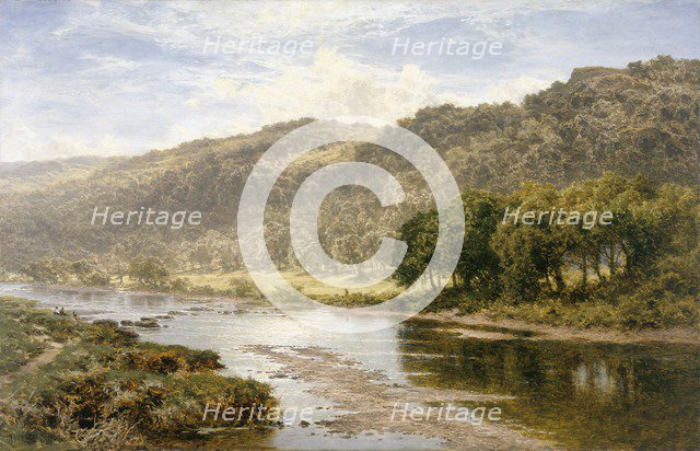 'On the Llugwy below Capel Curig', 1903. Artist: Benjamin Williams Leader.