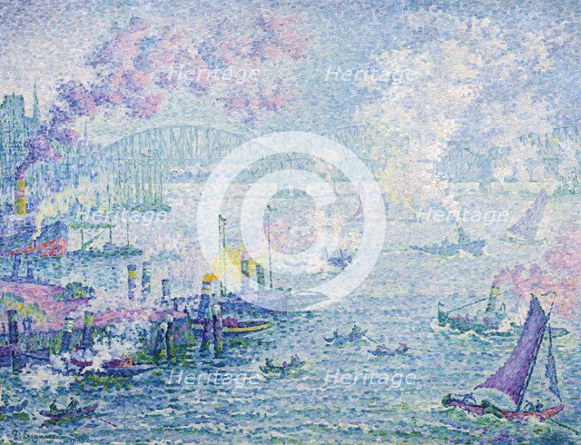 The Port of Rotterdam, 1907. Artist: Signac, Paul (1863-1935)