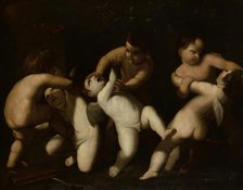 Battle of Cupids with Putti, 17th century. Creator: Unknown.
