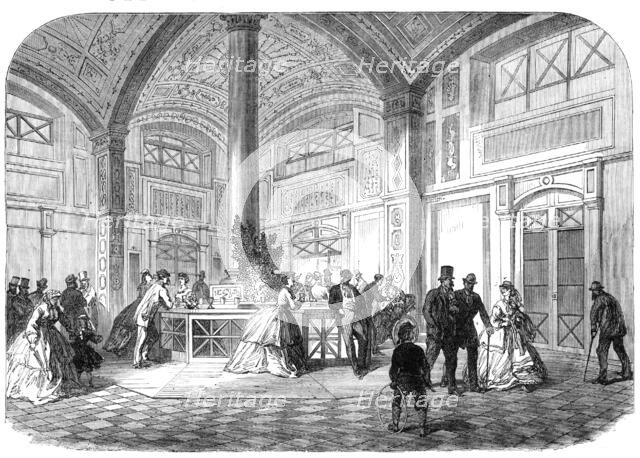 The Season at Baden-Baden: the Trink-Halle, 1865. Creator: Unknown.