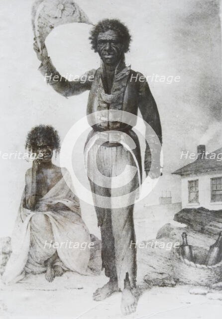 Bungaree, Native Chief of New South Wales, 1830. Creators: Unknown, Augustus Earle.