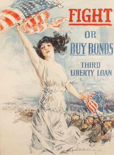 Fight or Buy Bonds, 1917. Creator: Christy; Howard Chandler (1872-1952).