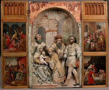 Adoration of the Magi Triptych Panel, German, 16th century. Creator: Unknown.