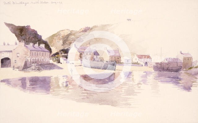 Porth Dinlleyn, North Wales, 1899. Creator: George Elbert Burr.