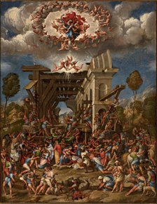 The Adoration of the Magi, c1525. Creator: Marchesi (da Cotignola), Girolamo (1480-1550).