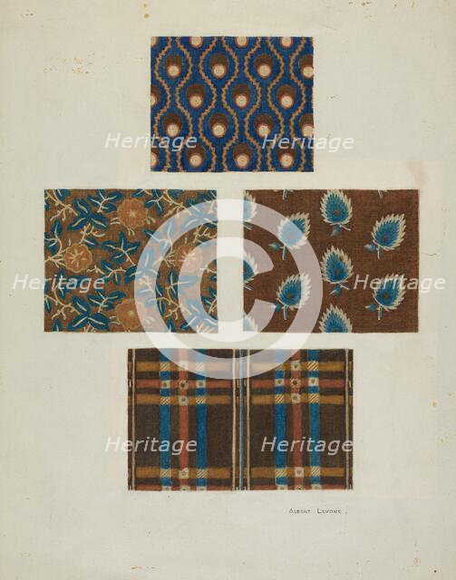 Cotton Prints, 1935/1942. Creator: Albert J. Levone.