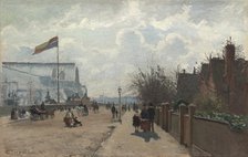 The Crystal Palace, 1871. Creator: Camille Pissarro.