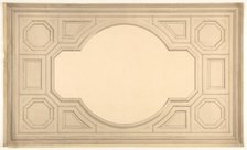 Design for a ceiling, second half 19th century. Creators: Jules-Edmond-Charles Lachaise, Eugène-Pierre Gourdet.