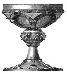 Chalice, said to be of Saint-Remy, (1870). Artist: Unknown