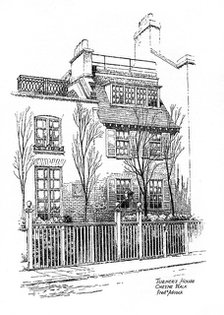 Turner's house, Cheyne Walk, Chelsea, London, 1912. Artist: Frederick Adcock