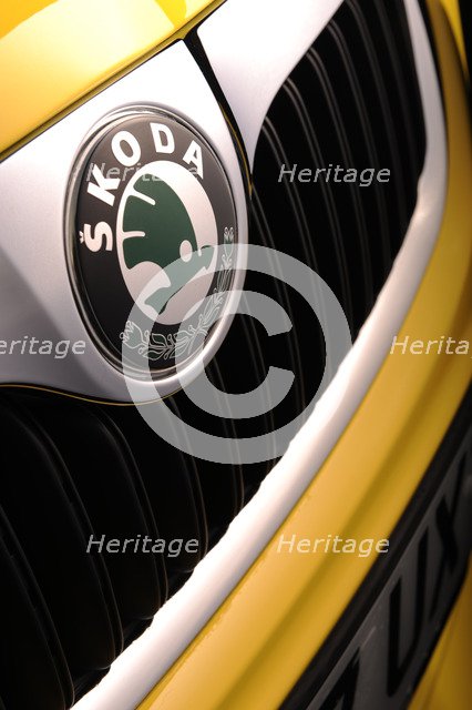 SKODA Fabia 2007. Artist: Simon Clay.