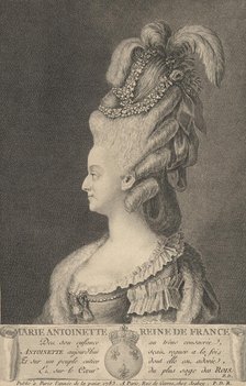 Marie Antoinette, Queen of France, 1783. Creator: Jean-Baptiste Isabey.