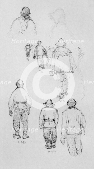 'On the Way to the Pole', c1911, (1913). Artist: Edward Wilson.