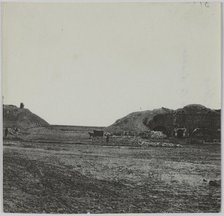Panorama de la Brèche, Fort d'Issy, Issy-les-Moulineaux, 1871. Creator: Hippolyte Blancard.