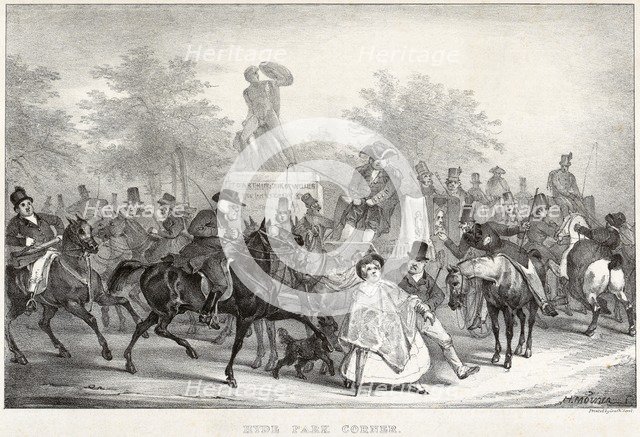 'Hyde Park Corner', 1825. Creator: Unknown.