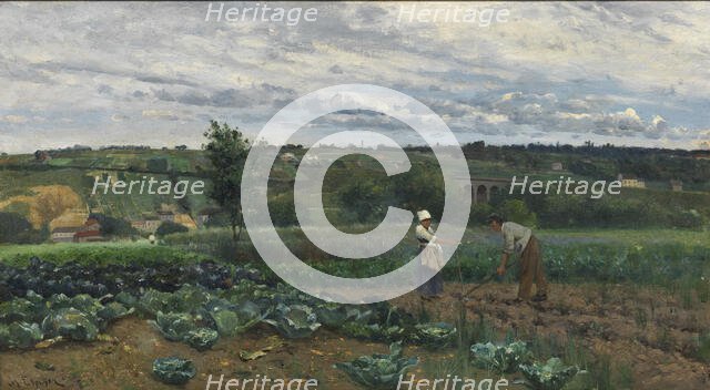 Landscape with Cabbage Patch, Concarneau. Creator: Johan Ericson.