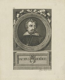 Portrait of Jakub Horcicky z Tepence (1575-1622) . Creator: Balzer, Johann (1738-1799).