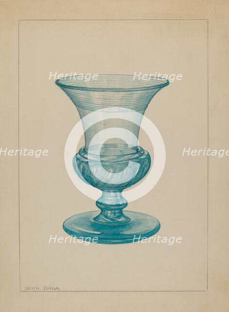 Vase, c. 1937. Creator: John Dana.