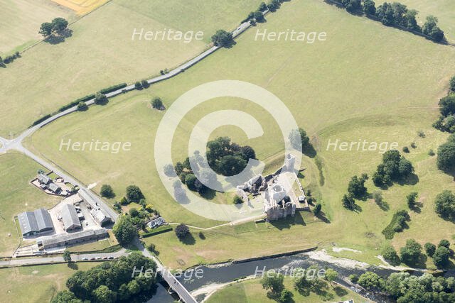 Brougham Roman fort (Brocavum) and Brougham Castle, Cumbria, 2018. Creator: Emma Trevarthen.