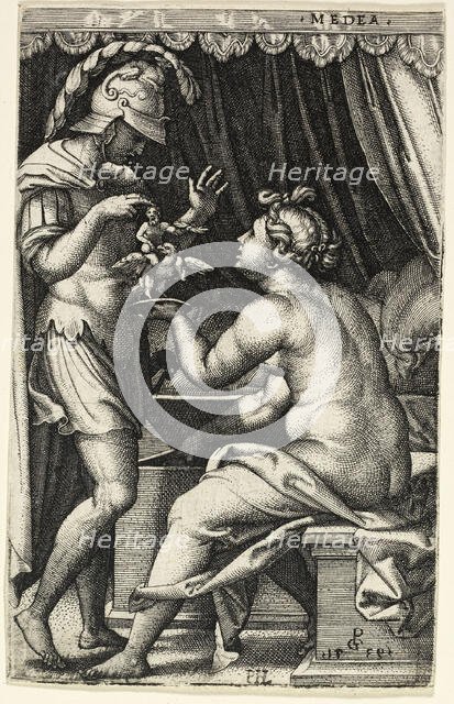 Jason and Medea, n.d. Creator: Master I.B..