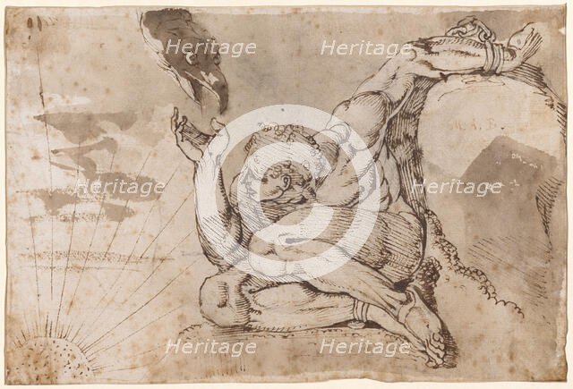 Prometheus, 1771. Creator: Füssli (Fuseli), Johann Heinrich (1741-1825).