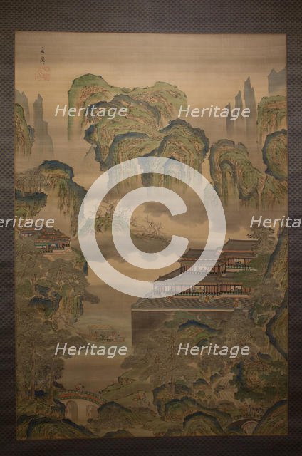 Palace Landscape, early 19th century. Creator: Tani Buncho.