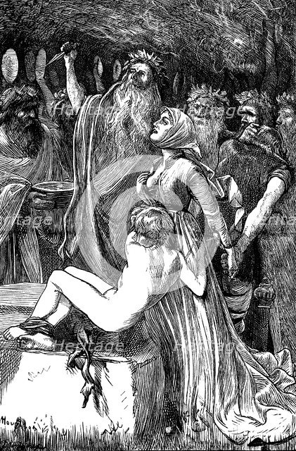 The Victim, 1868. Artist: Arthur Boyd Houghton