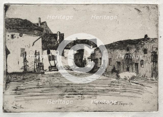 Twelve Etchings from Nature: Liverdun, 1858. Creator: James McNeill Whistler (American, 1834-1903).