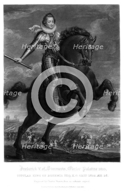 Frederick V, Elector Palantine, (1816).Artist: Charles Turner