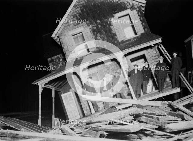 Seabright - Wrecked cottage, 1914. Creator: Bain News Service.