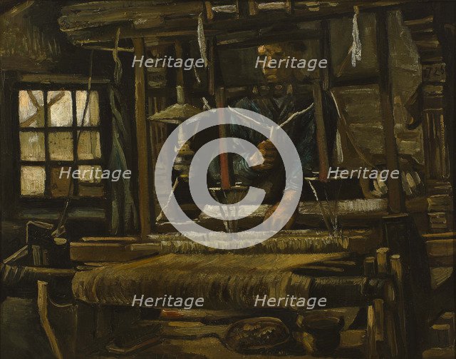 A Weaver's Cottage. Artist: Gogh, Vincent, van (1853-1890)