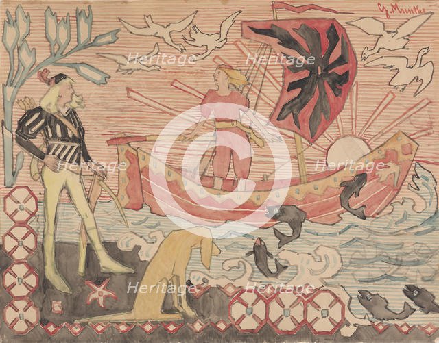 The frisky song, ca 1892. Creator: Munthe, Gerhard (1849-1929).