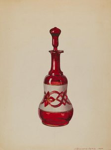 Bottle, 1937. Creator: J. Howard Iams.