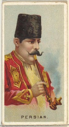 Persian, from World's Smokers series (N33) for Allen & Ginter Cigarettes, 1888. Creator: Allen & Ginter.