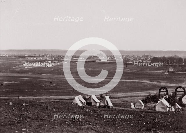 Camp of 44th New York Infantry, 1861-65. Creator: Unknown.
