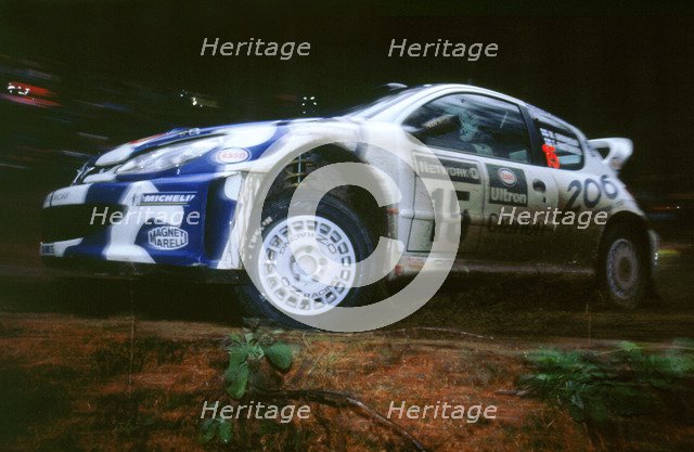 1999 Peugeot 206 WRC Network Q Rally, Gronholm. Artist: Unknown.