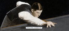 Walter 'Wally' Lindrum, World Billiards champion, 1935. Artist: Unknown