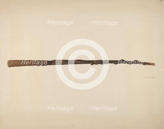 Cane, 1935/1942. Creator: Edmond Lorts.