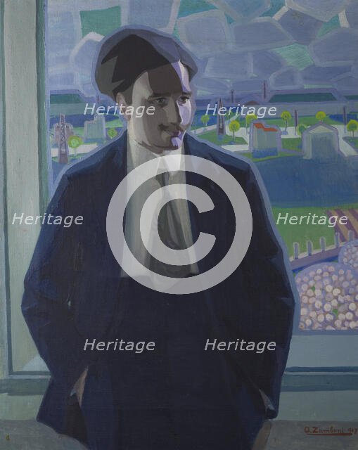 Portrait of Lionello Fiumi, 1917. Creator: Zamboni, Angelo (1895-1939).