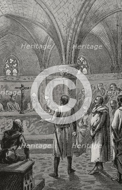 VII Council of Tarragona, 1312, (1890).  Creator: Unknown.