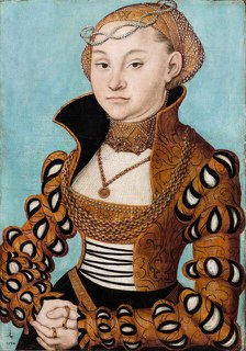 Portrait of a Saxon Noblewoman, 1534. Creator: Cranach, Lucas, the Elder (1472-1553).