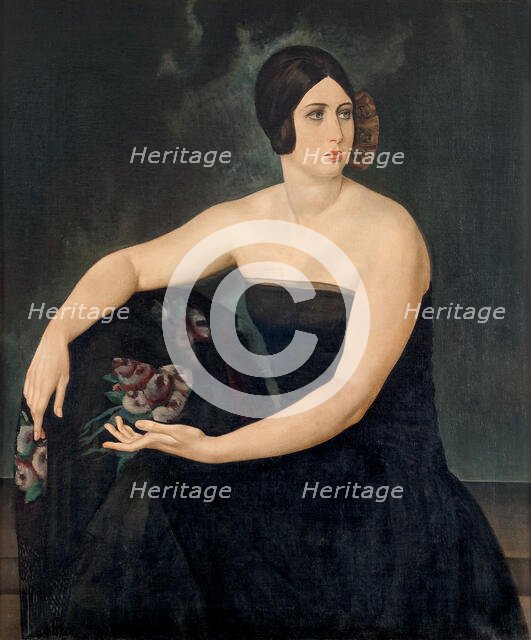 Portrait of a Lady, 1924. Creator: Oppi, Ubaldo (1889-1942).