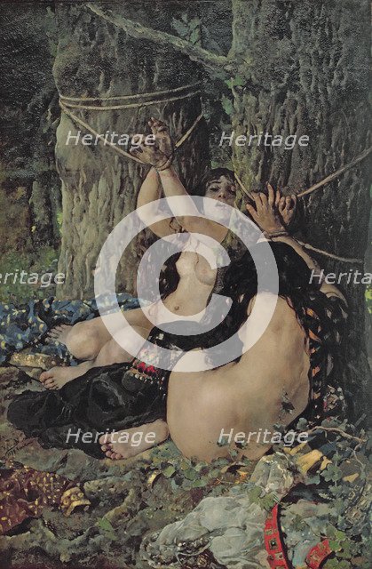 The daughters of the Cid, oil, 1879.