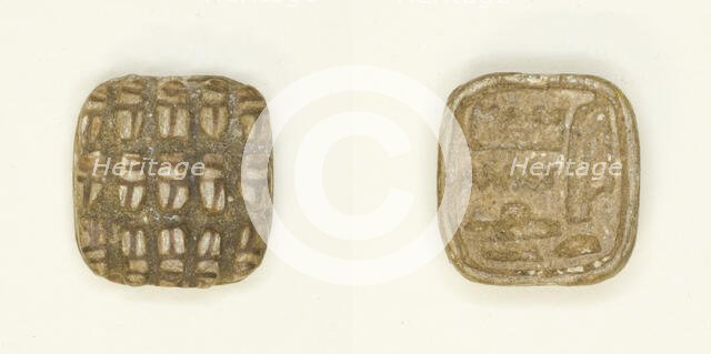 Plaque: 15 Scarabs/”Amunhotep”, Egypt, Middle Kingdom, Dynasty 12 (about 2055-1650 BCE) OR... Creator: Unknown.