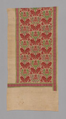 Panel (For a Bed Curtain), Greece, 17th/18th century. Creator: Unknown.